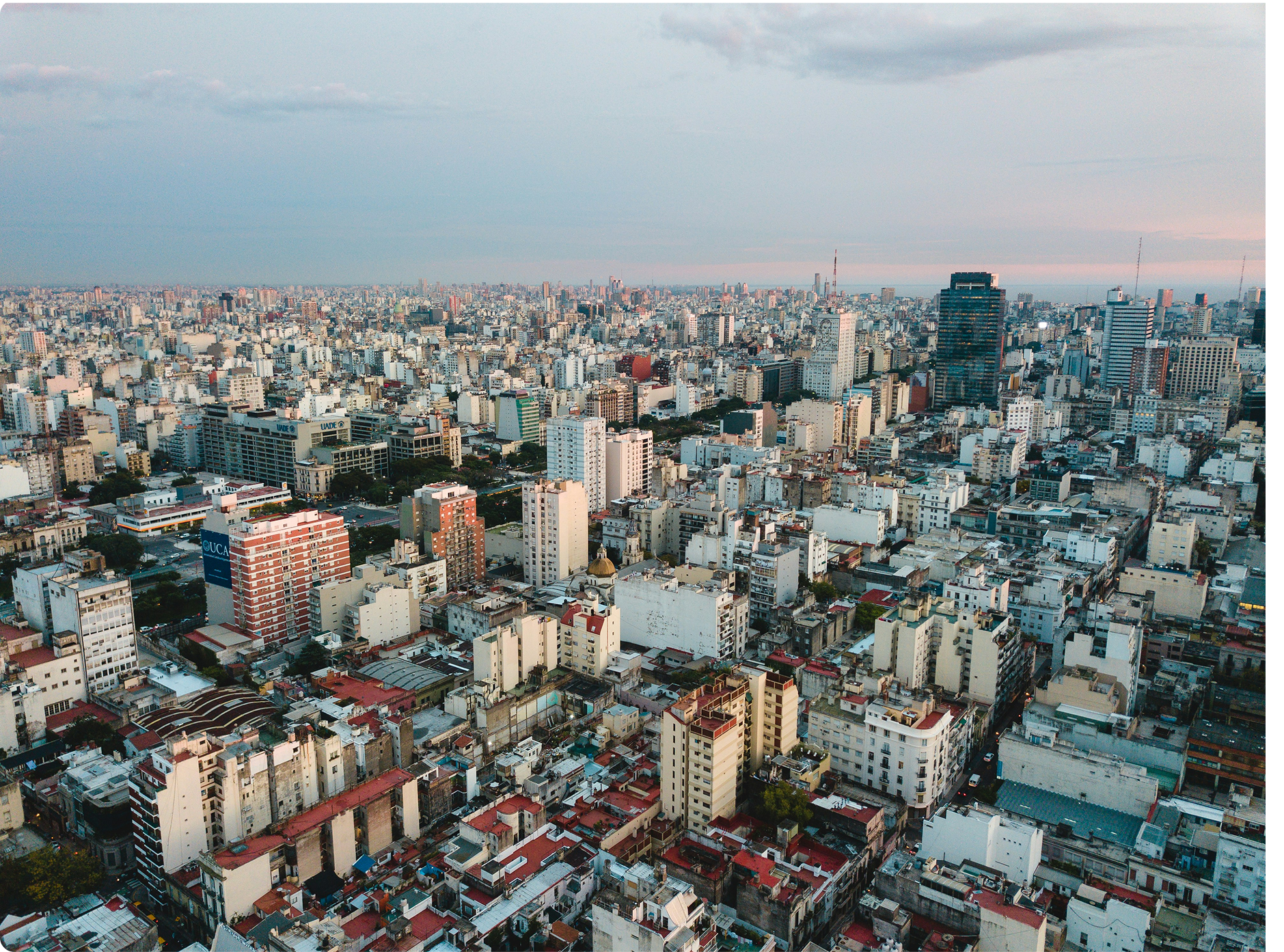 Vista aérea de Buenos Aires