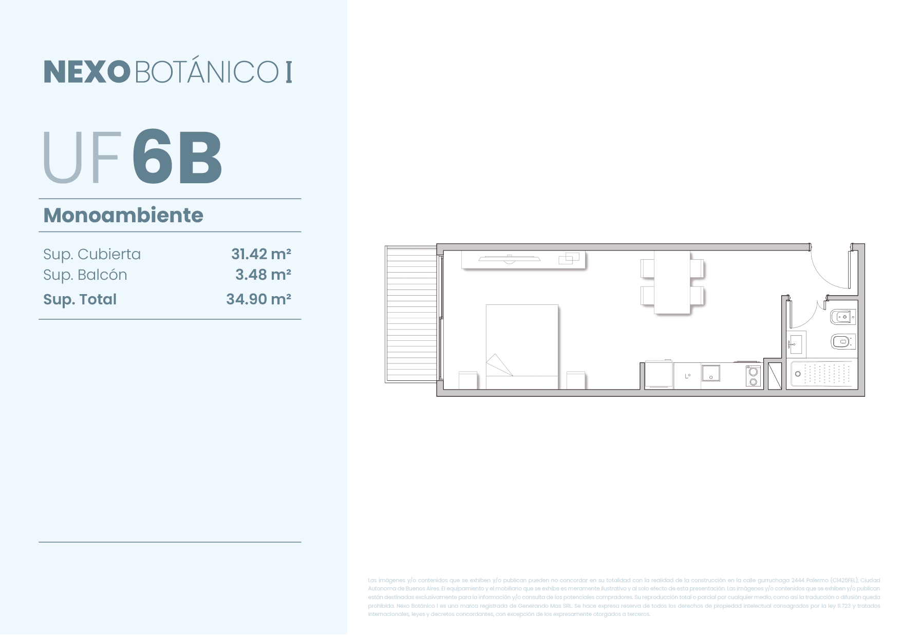 Planta 1 ambiente — 04