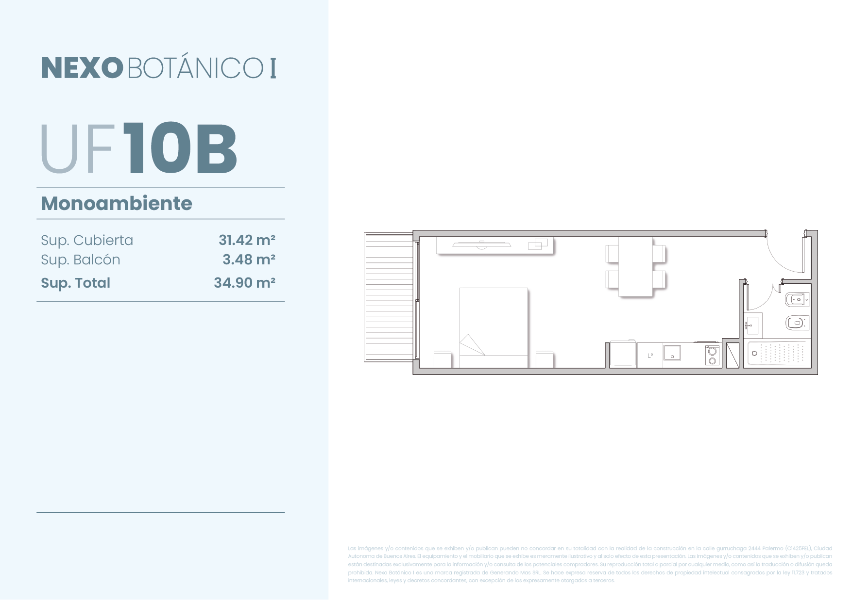 Planta 1 ambiente — 08